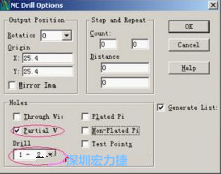 轉(zhuǎn)完Gerber后，接著還需轉(zhuǎn)鉆孔，通孔和盲、埋孔的轉(zhuǎn)法有所不同，轉(zhuǎn)通孔只須點(diǎn)擊Add，在彈出的窗口Document Name輸入文件名