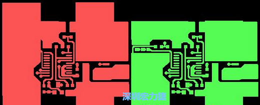 此操作可使文件中大部分的焊盤輸出后仍為焊盤，不會(huì)成為線性焊盤，并且不會(huì)產(chǎn)生像下圖一樣的短路情況