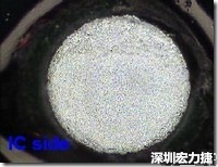 紅墨水染紅測(cè)試分析-IC面，允收