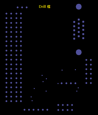 產(chǎn)生Drill File及 Map File 的Gerber 檔案，此會(huì)產(chǎn)生描述此PCB所用到的鉆孔的孔徑尺寸及鉆孔的座標(biāo)資訊。